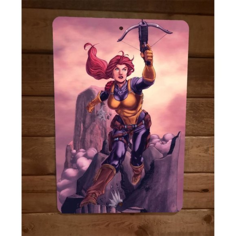 Scarlett 8x12 Metal Wall Sign GI Joe Poster